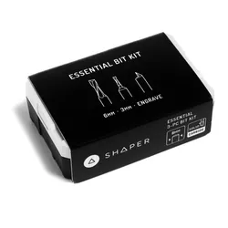 Shaper Basis Fräser-Set 3-teilig 6 und 3mm Nutfräser + Gravierfräser