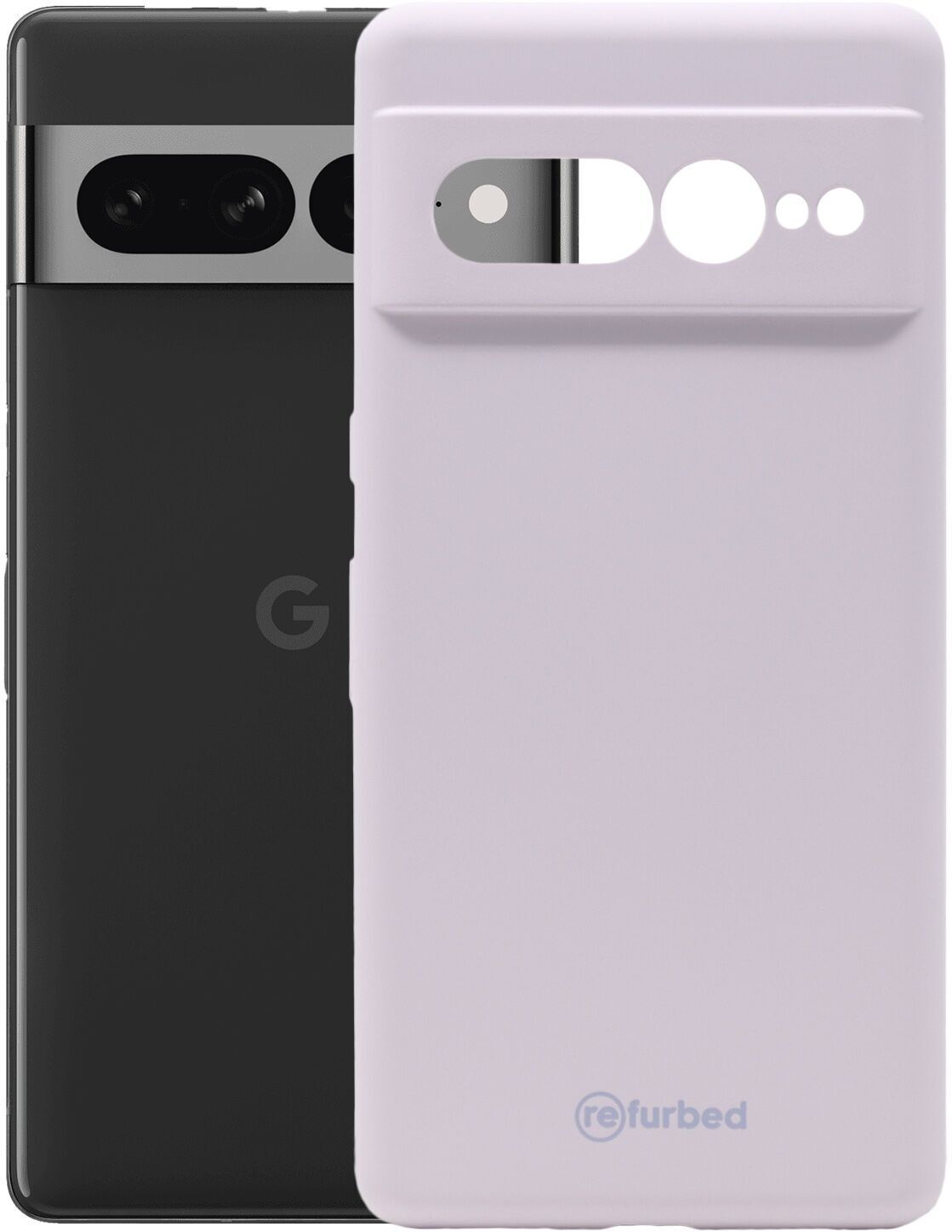 refurbed Silikon Telefonhülle   Google Pixel 7 Pro   lila - Refurbished