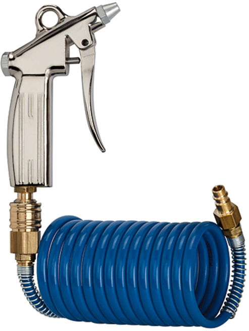 Riegler Set pistolet avec tuyau spiralé, polyamide, Ø8x6, PN max. 10 bar, 2,5 m (SPPS8250PA)