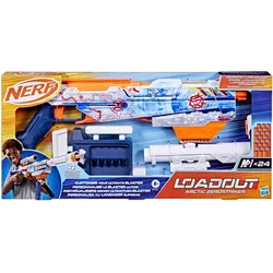 Hasbro - Nerf N Series Loadout Arctic Zerostriker Blaster und N1 Darts