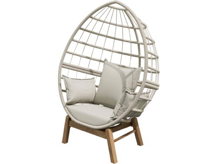 Primaster Loungesessel Stahl Salo inkl. Kissen Gartensessel
