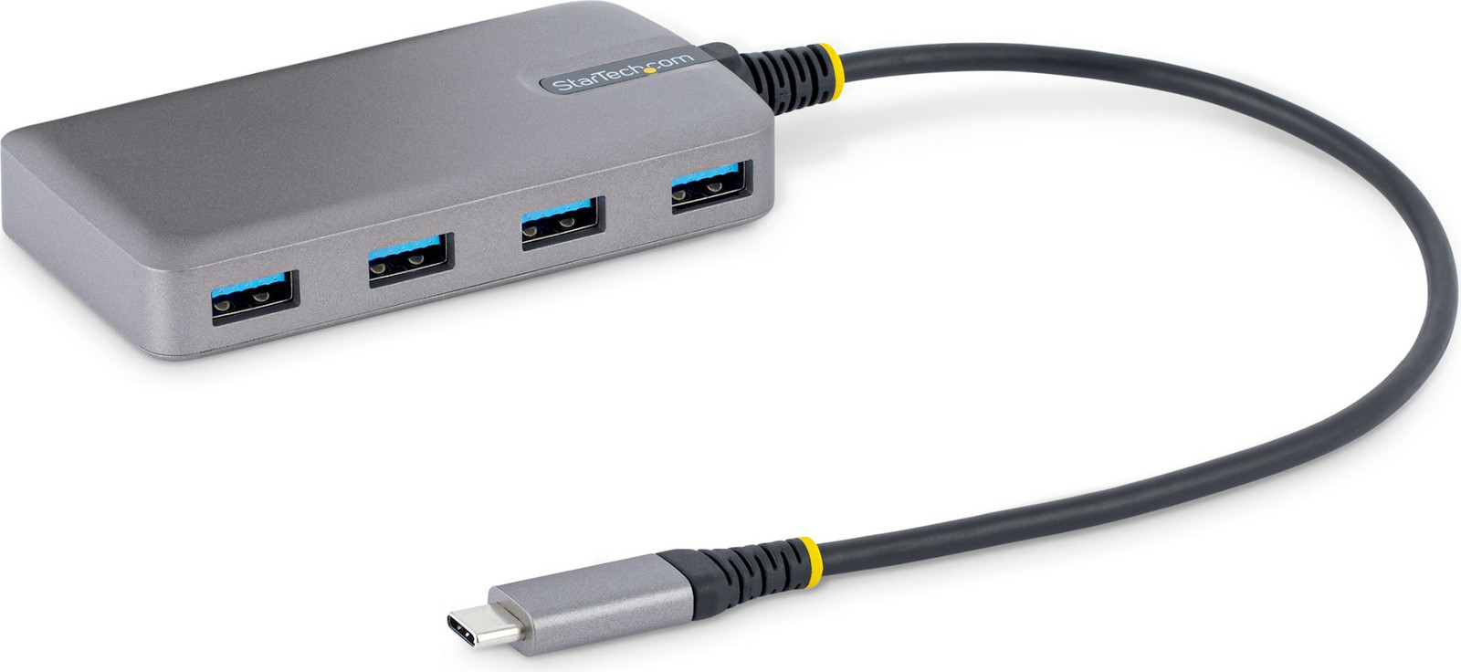 StarTech.com 4-poorts USB-C hub met USB 3.0 5Gbps en busvoeding, USB Type-C naar 4x USB-A, 30 cm kabel, 5G4AB-USB-C-HUB
