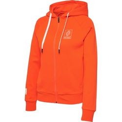 HUMMEL hmlGG12 SWEAT ZIP HOODIE WOMAN cherry tomato XS