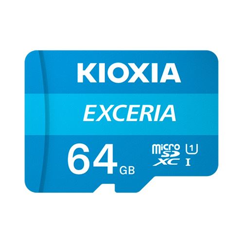 64GB KIOXIA EXCERIA R100 microSDXC, UHS-I U1, Class 10 (LMEX1L064GG2)