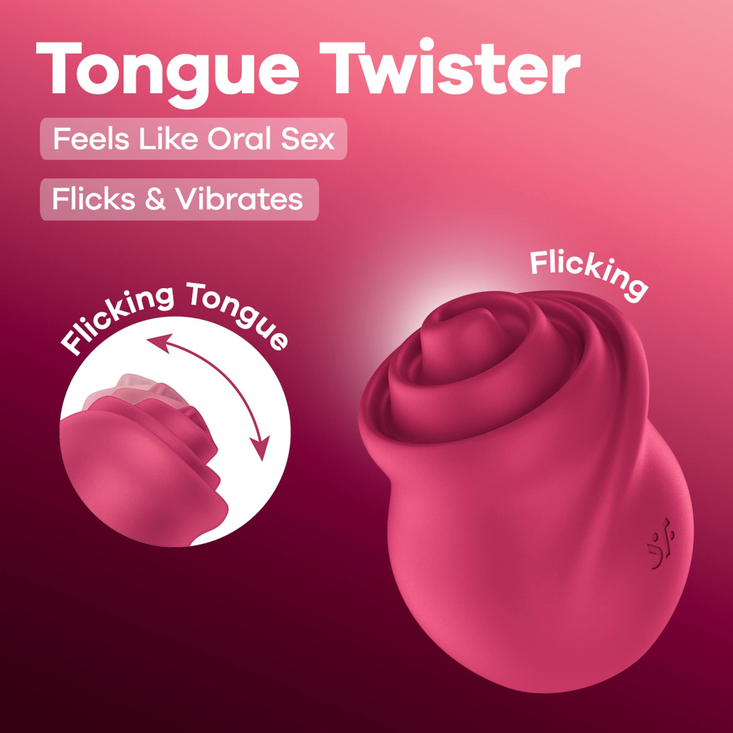 Satisfyer Tongue Twister, 9 cm