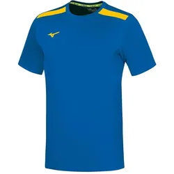 Mizuno, Jungen, Sportshirt, Perform Crew Shirt Kids (128), Blau
