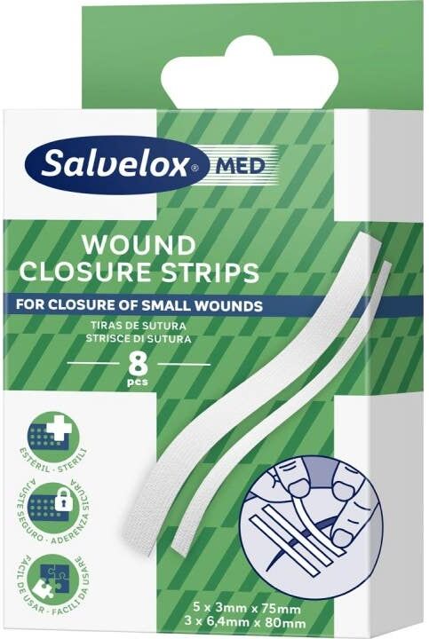 SALVELOX Striscia Sutura 8 uds