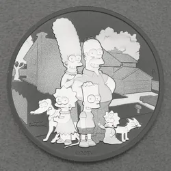 Silbermünze 1oz "Simpson Familie" 2021 The Simpsons diff. (Tuvalu)