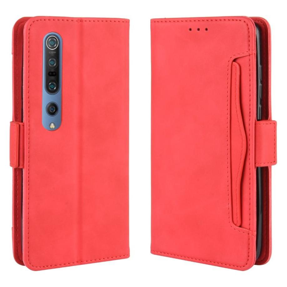 Cover-Discount Xiaomi Mi 10 / 10 Pro - Etui mit vielen Kartenfächer rot (Xiaomi Mi 10) (101906794C)