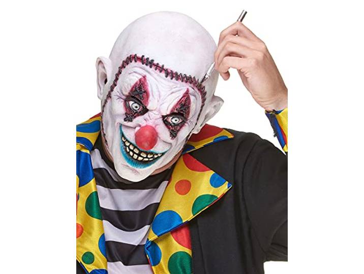 clowns-Masker met opgenaaid gezicht