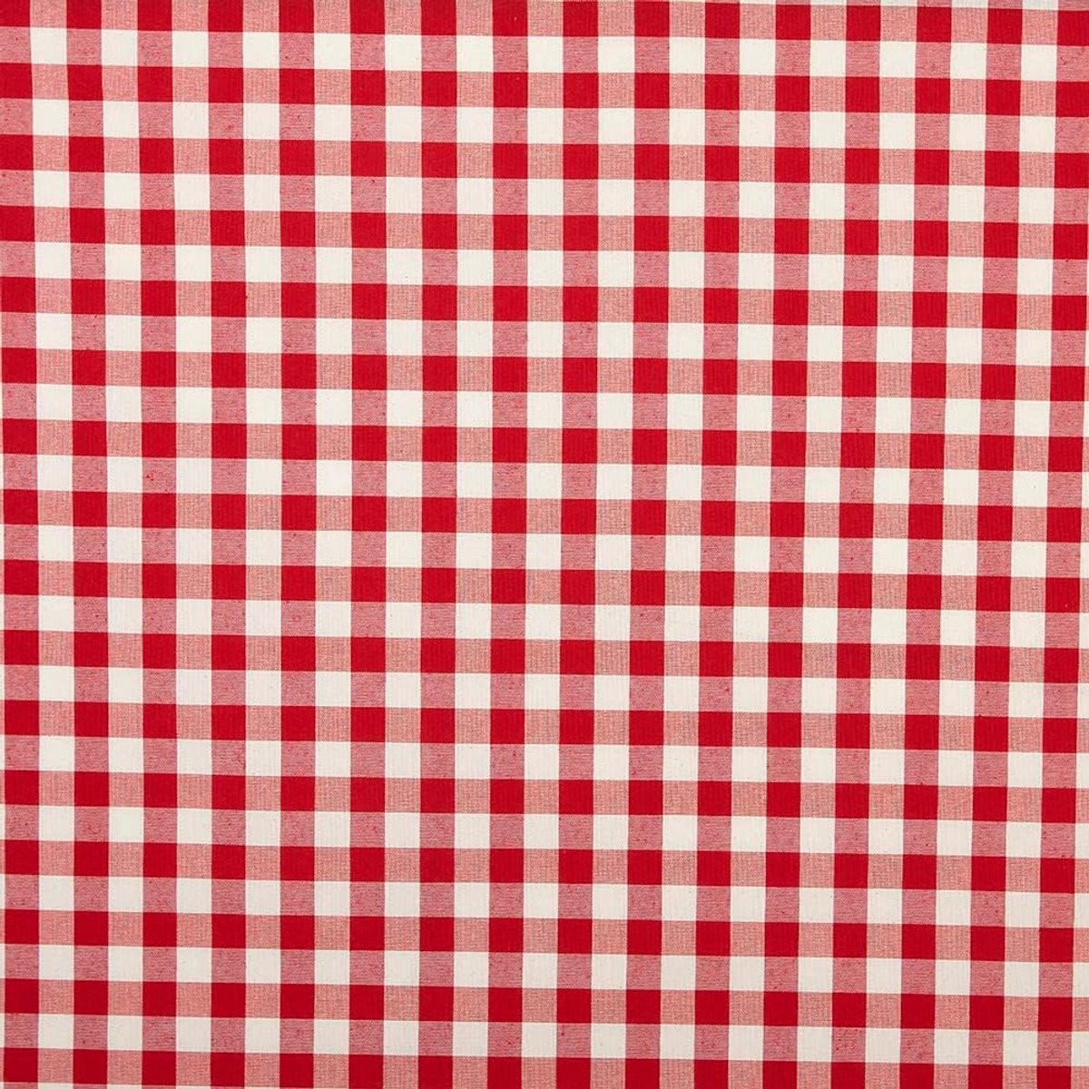 KILOtela Canvas Vichy geruit textiel rood - Breedte: 280 cm, Lengte: 100 cm