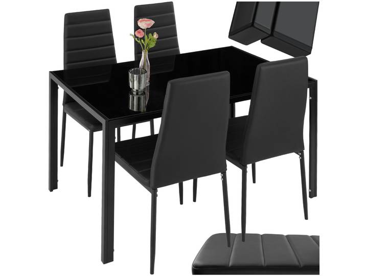 Essgruppe Berlin 4+1 - schwarz
