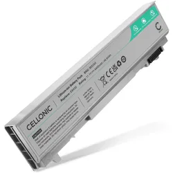 Cellonic Akku für Dell Latitude E6410, E6400, E6500, E6510, Precision M4500, ATG (4400 mAh), Notebook Akku, Grau