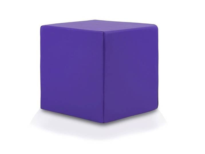 Pouf repose-pieds carré Pouf Ottomana Cube 40x40x40 cm Canapé déhoussable Résistant et anti-déchirure Tabouret Violet E7