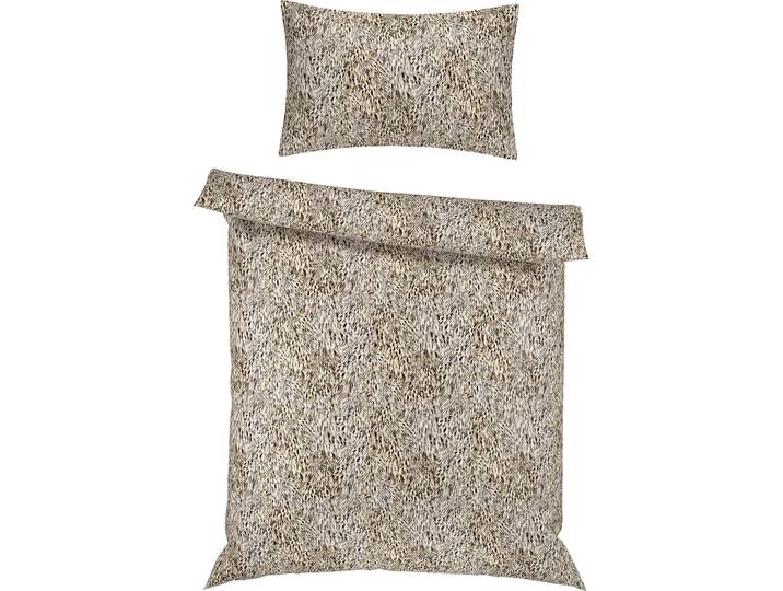 Bettgarnitur Anton 160x210+50x70cm - Farbe: Taupe - Material: 100% Baumwoll-Satin - Bettwäschegarnitur