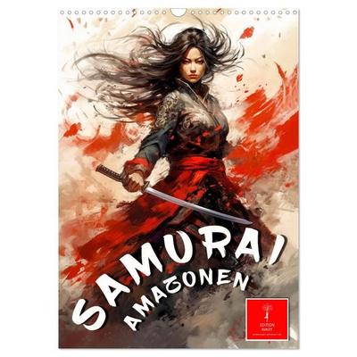 Samurai Amazonen (Wandkalender 2027 DIN A3 hoch), CALVENDO Monatskalender