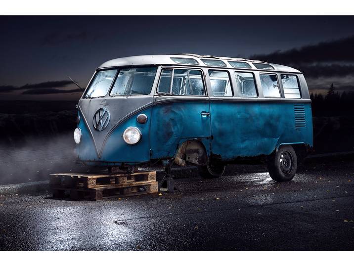 Papermoon Photo-Art PETRI DAMSTEN, VW KLEINBUS