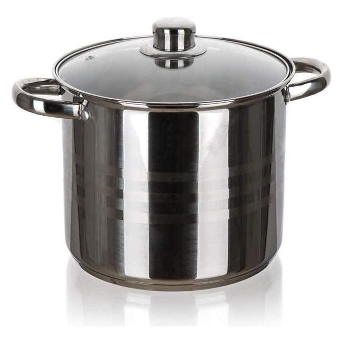 Banquet Pot with Glass Lid, Stainless Steel, 7.2 L (49168228)