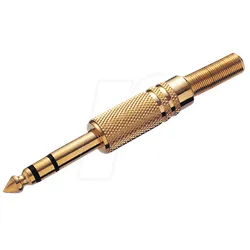 KSSKG 63 - Klinkenstecker, 6,3 mm, Stereo, 3-pol