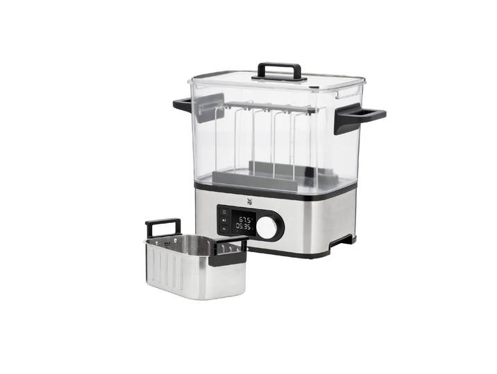 WMF Sous-Vide Garer Pro 4-teilig , silber (silberfarben), Sous-Vide-Garer, Sous-Vide Garer