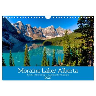 Moraine Lake, Alberta/ Kanada (Wandkalender 2027 DIN A4 quer), CALVENDO Monatskalender