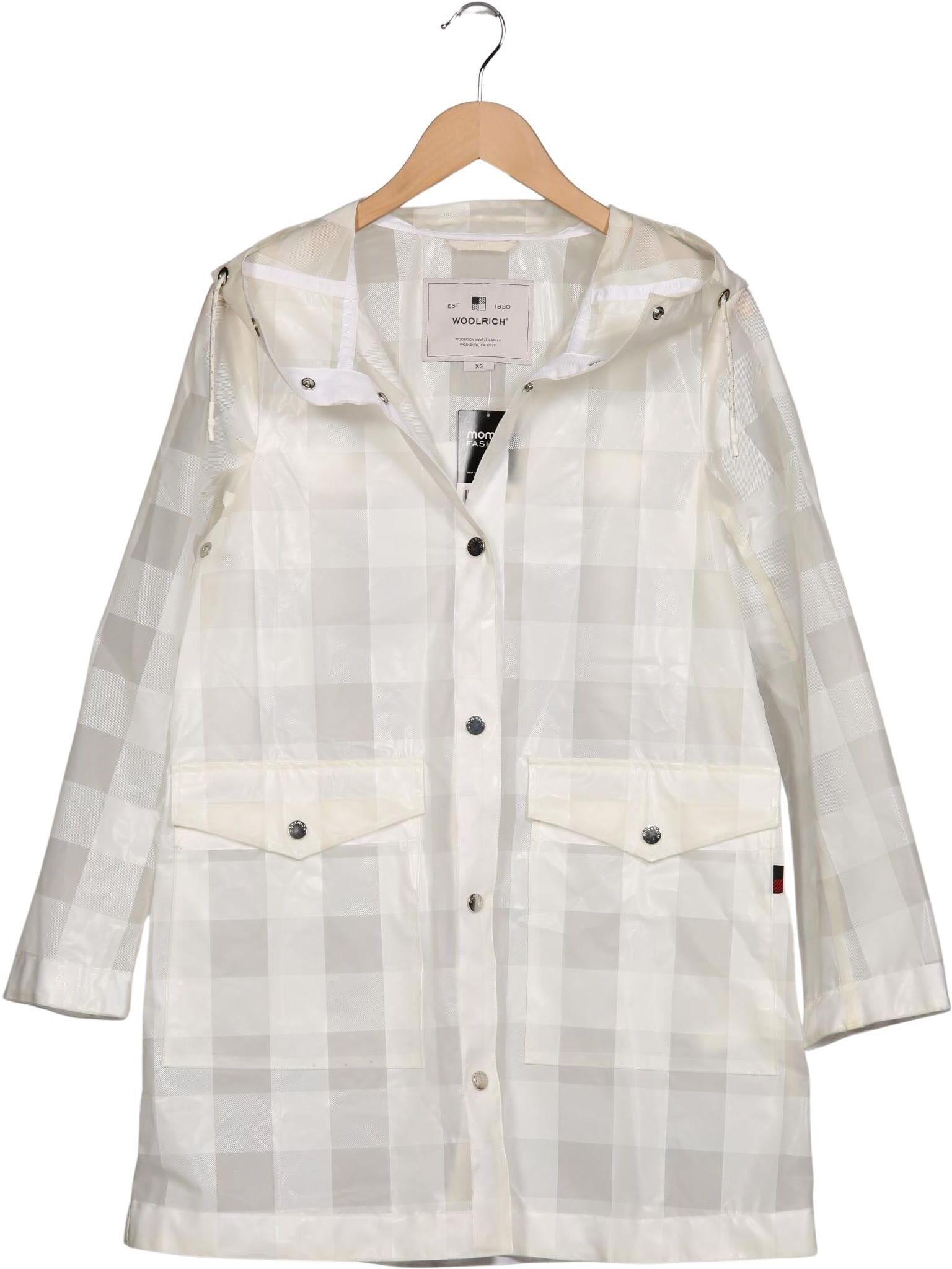 Woolrich Damen Mantel, Cremeweiß, Gr. XS, Synthetik - Second Hand