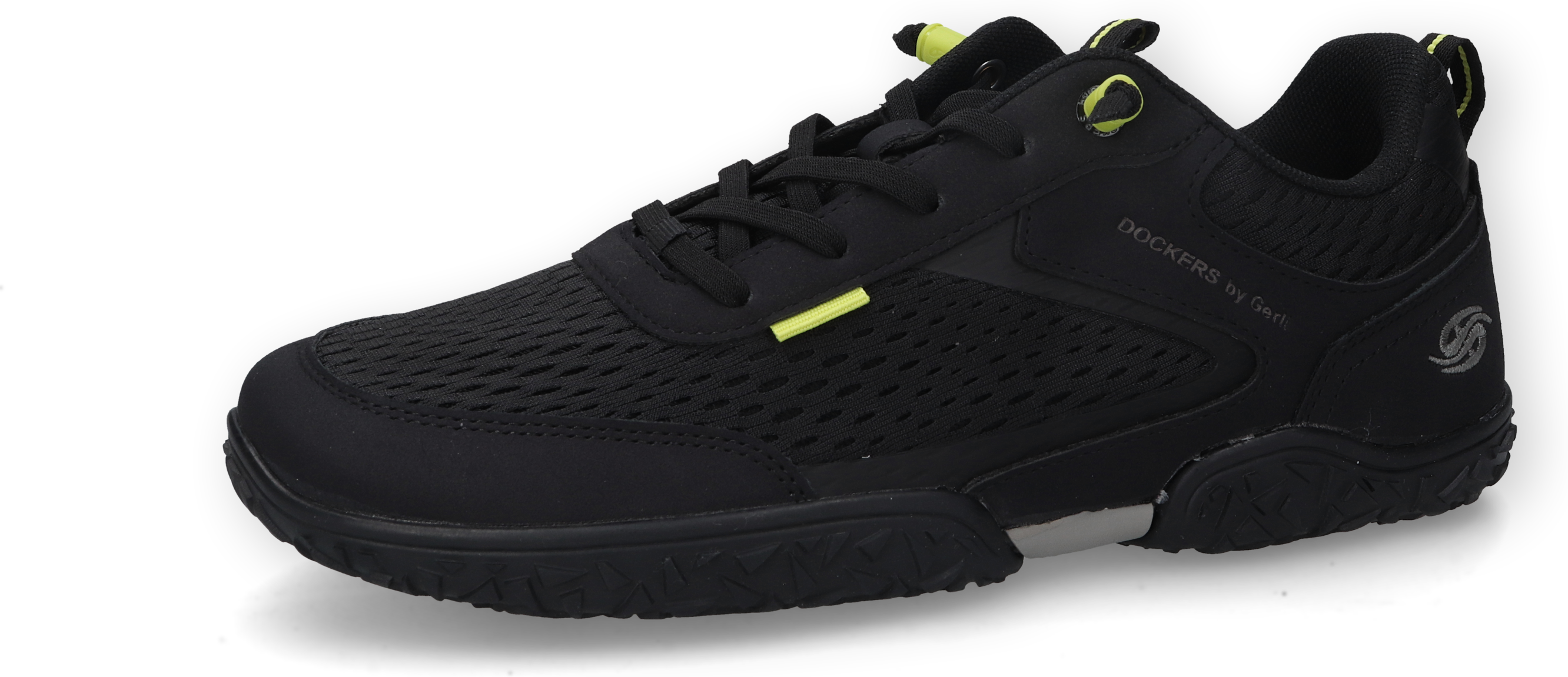 Slip-On Sneaker DOCKERS BY GERLI, Herren, Gr. 43, Textil, schwarz, Lederimitat, Textil, Basic, Schuhe Slip-On Sneaker, Schlupf Sneaker, Freizeitschuh, Halbschuh schwarz 43, Textil