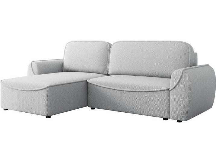 MIRJAN24 Ecksofa Loom, Moderne Eckcouch für Wohnzimmer, Schlaffunktion und Bettkasten (Farbe: Cruz 80)