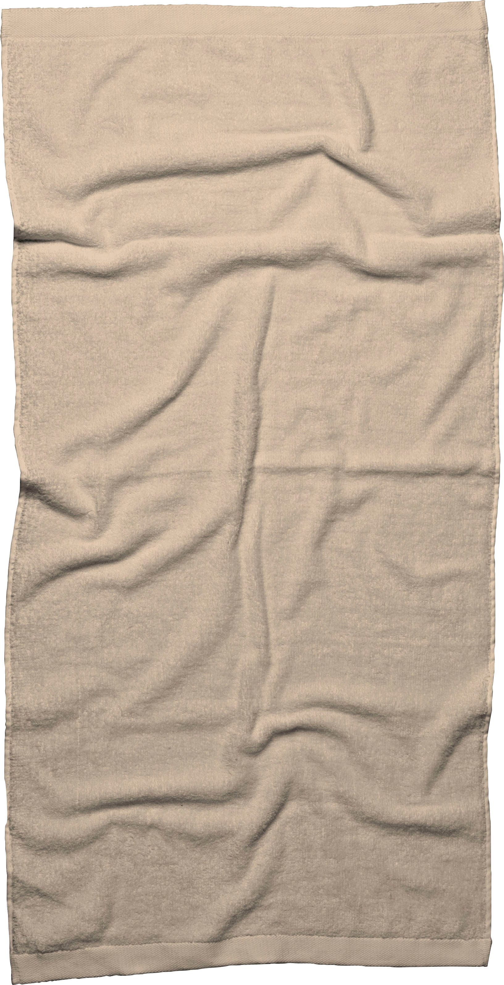 Handtücher CASATEX "Air drop", beige (champagner), B:50cm L:100cm, Frottee, Obermaterial: 100% Baumwolle, Handtücher, Handtücher, Air drop Technologie (2 Stück) champagner B/L: 50cmx100cm, 2 Stk., Frottee