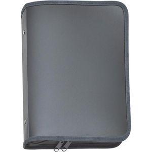 Foldersys Reißverschlusstasche 40453-34, B5, anthrazit, aus PP