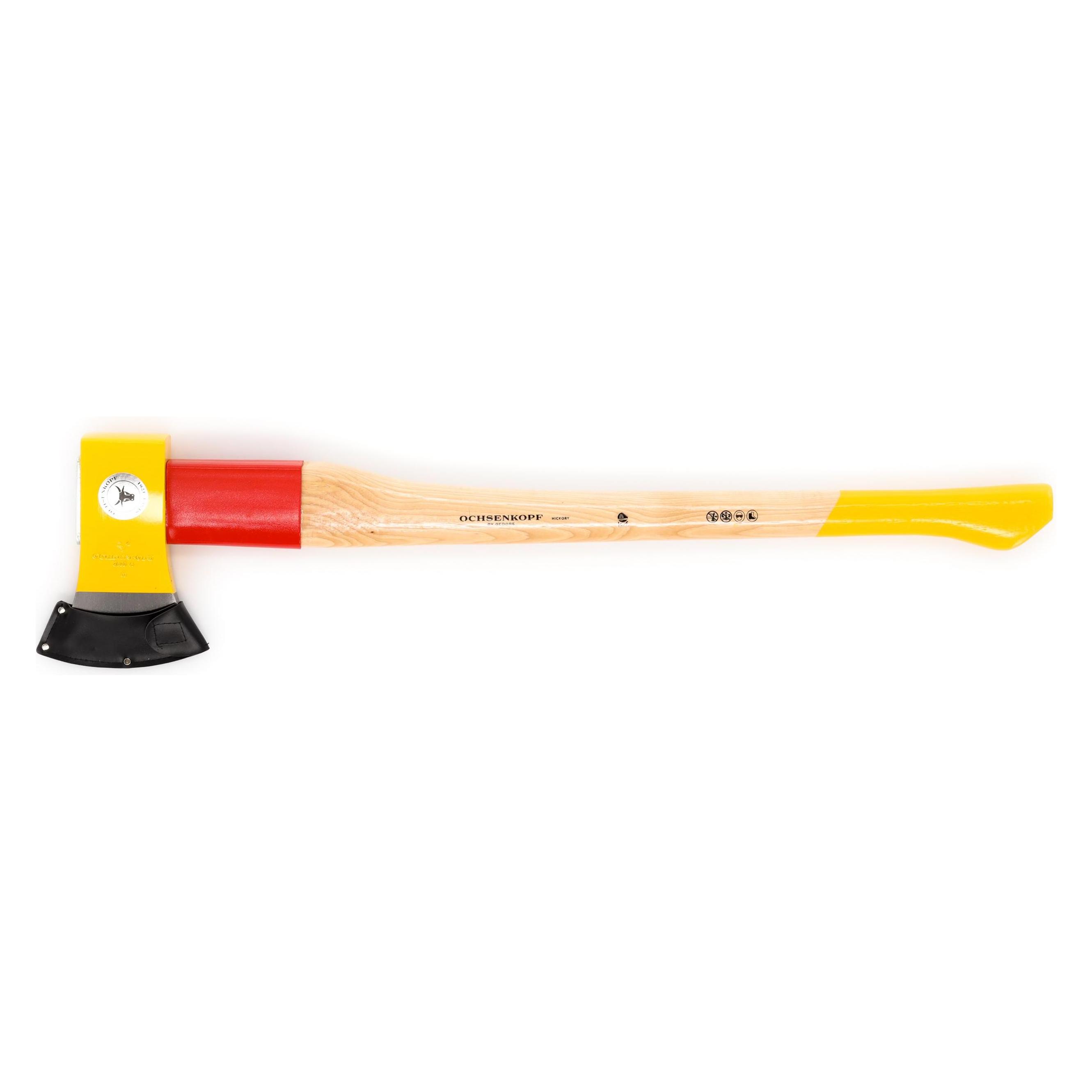 Ochsenkopf OX 648 H-2508 SPALT-FIX-Axt ROTBAND-PLUS mit 80 cm Hickorystiel (1852701)