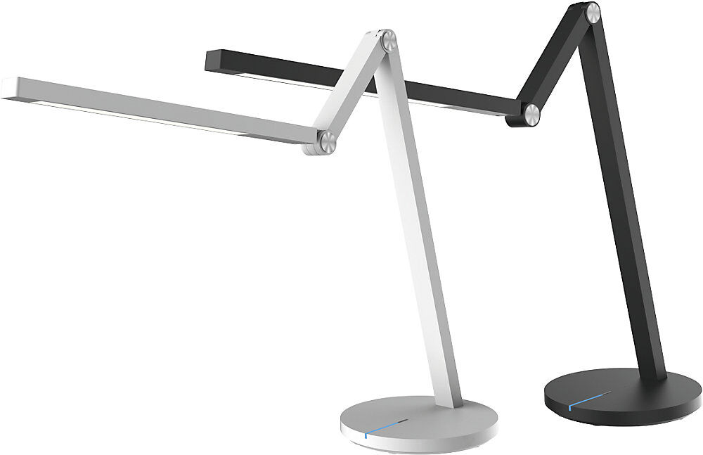 LED-Tischleuchte Cascade, dimmbar, schwarz, 450 lm Hansa