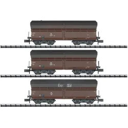MiniTrix 18269 N 3er-Set Selbstentladewagen Kokstransport Teil 3 der DB (Spur N)