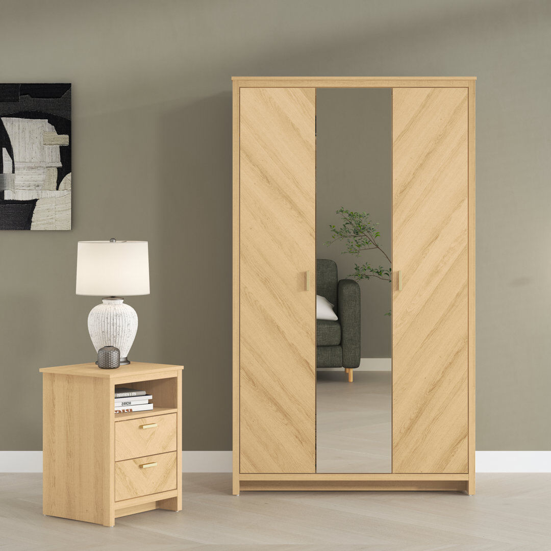 Brayden Studio Homestead Bedroom Set Oslo Oak