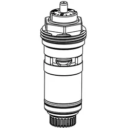 Heimeier Thermostat-Ersatz-Oberteil 3901-02.300 DN 10/15/20, automatischer Durchflussregler