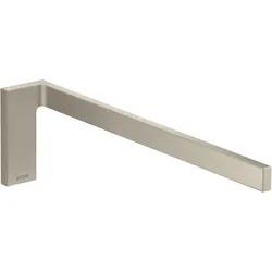 hansgrohe AXOR UNIVERSAL Rectangular Handtuchhalter, Metall, einzeln, fest, Länge 380mm, 42626820, Farbe: Brushed Nickel