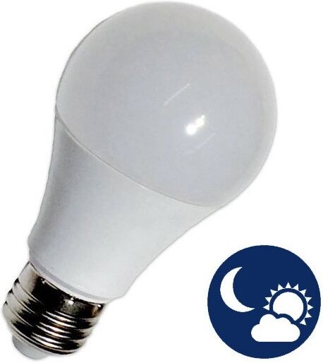 Lampada LED 220V E27 9W Branco F. 6000K 950Lm c/ Sensor Crepuscular - GSC