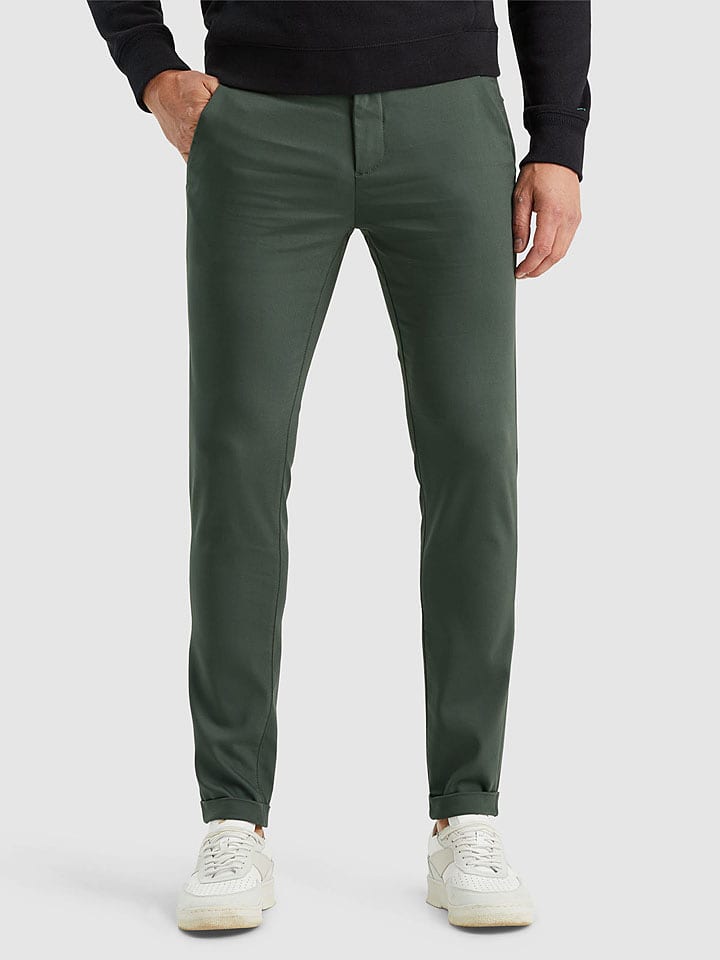 CAST IRON Chino in Grün - W34/L34
