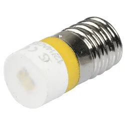 MWCE 22129 - Reflektor-LED, E10, gelb, 12 V, 120 mcd, Ø9,7 mm, 160°