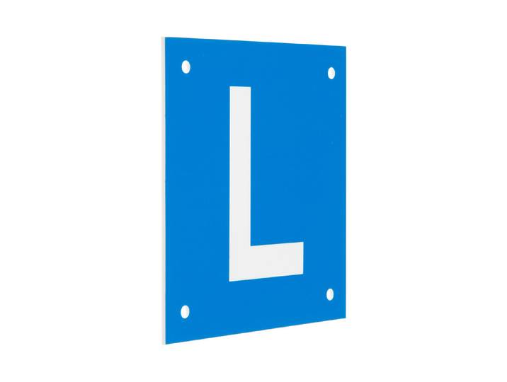 Schild für Motorräder aus Kunststoff
