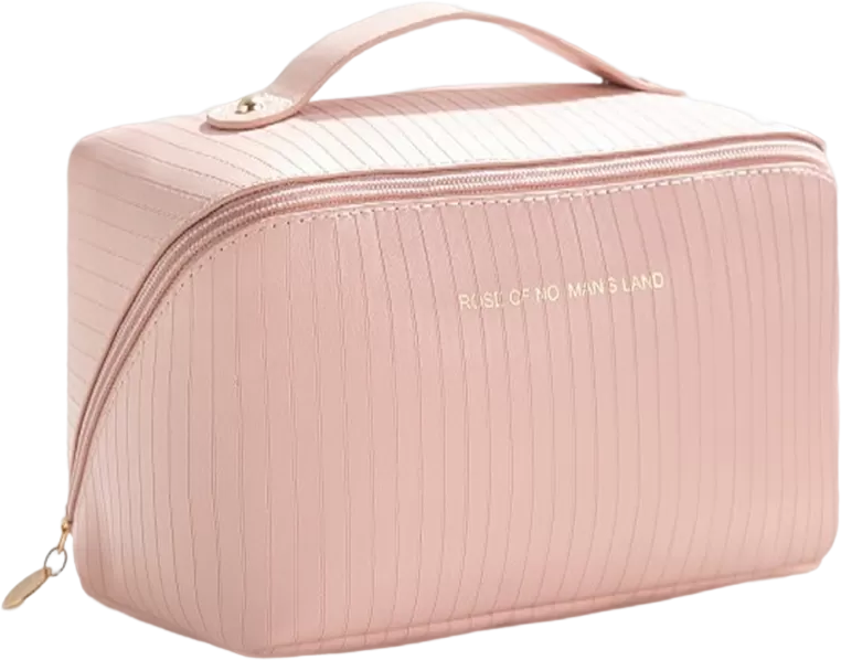INF Geräumige Kultur-/Kosmetiktasche Rosa