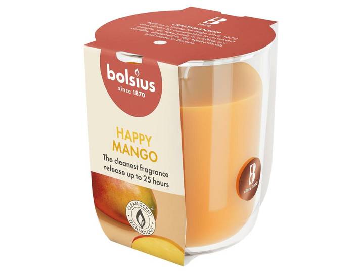 Bolsius geurglas true scents mango S