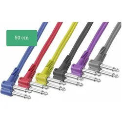 2x PD Connex CX96-05 Klinke 6,3mm, male - Klinke 6,3mm, male 0.5 m (0.50 m, 6.3mm Klinkenkabel), Audiokabel
