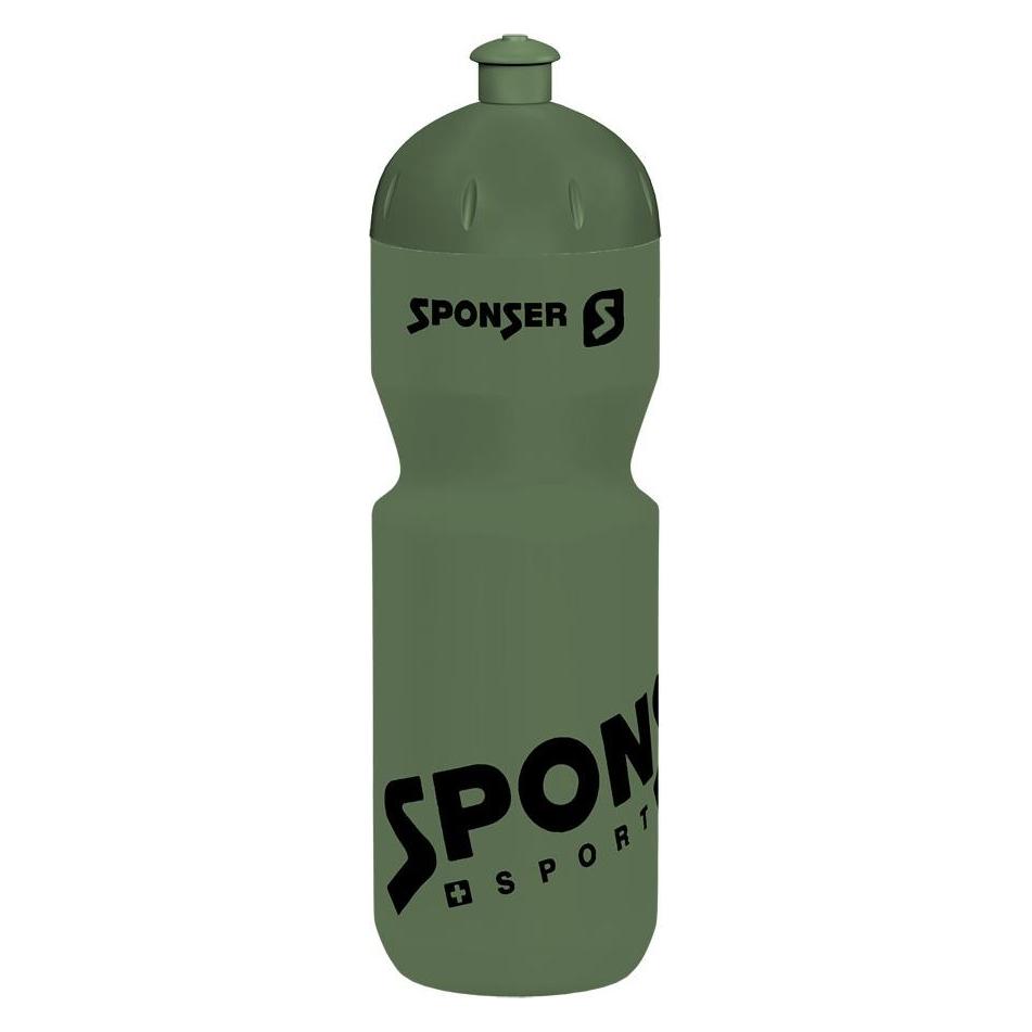 Sponser Netto Olivengrün / schwarz 750 ml (neu) Wasserflasche Wasserflasche (0.75 l) (35773011)