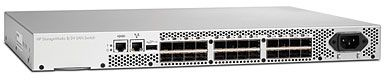 HP 8/24 Base (16) Full Fabric Ports Enabled SAN Switch