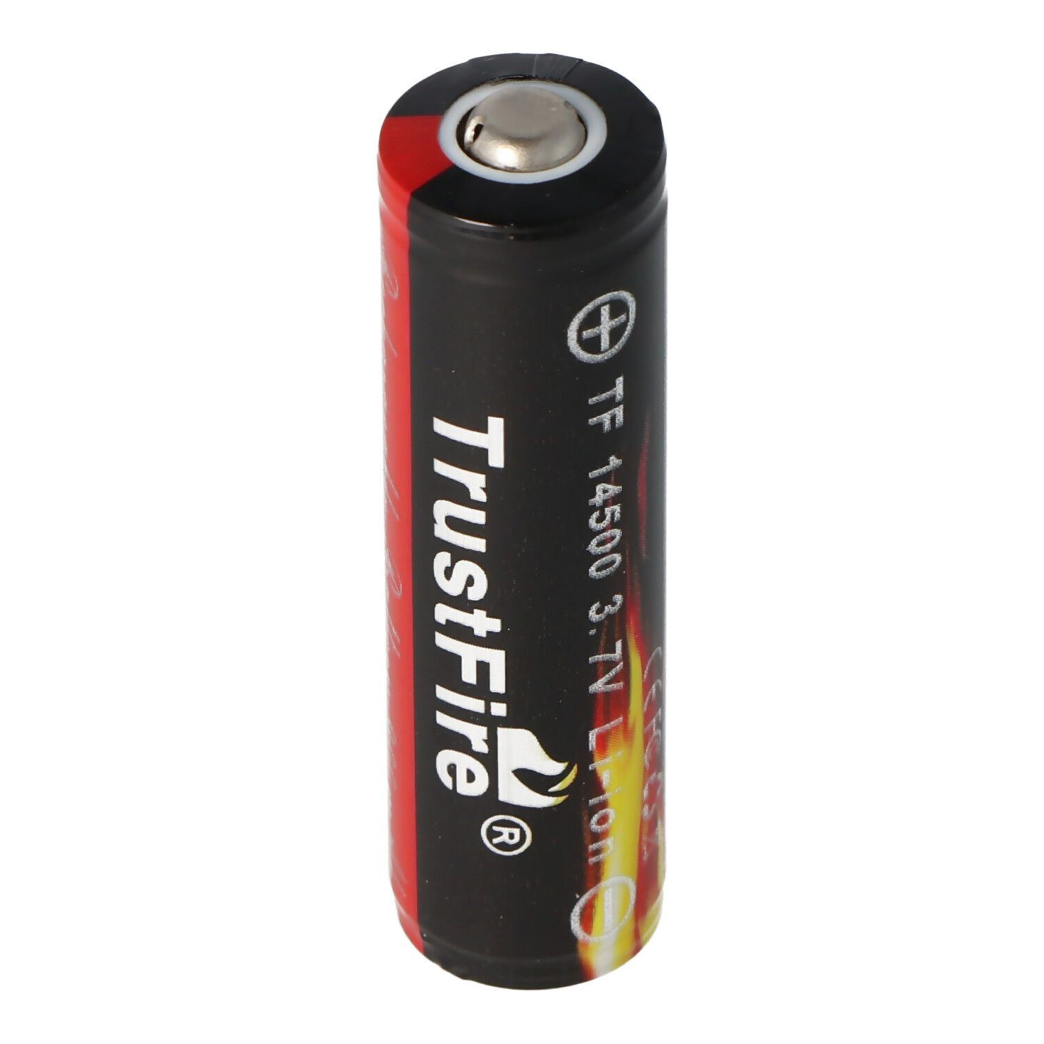 TrustFire 14500 Li-ion cel 900mAh 3.7V protected flame