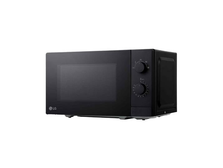 LG Mikrowelle MS2082F, Mikrowelle, 20 l, 3 Stufen + Auftauen & Warmhalten, Elegante Vollglastür