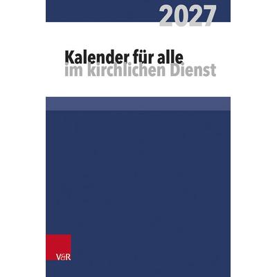 Kalender für alle im kirchlichen Dienst, Taschenbuch von , Vandenhoeck + Ruprecht, 978-3-525-65288-6