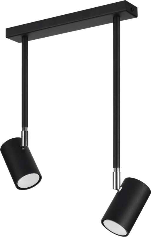 Sollux Plafondlamp NORANO 2, zwart