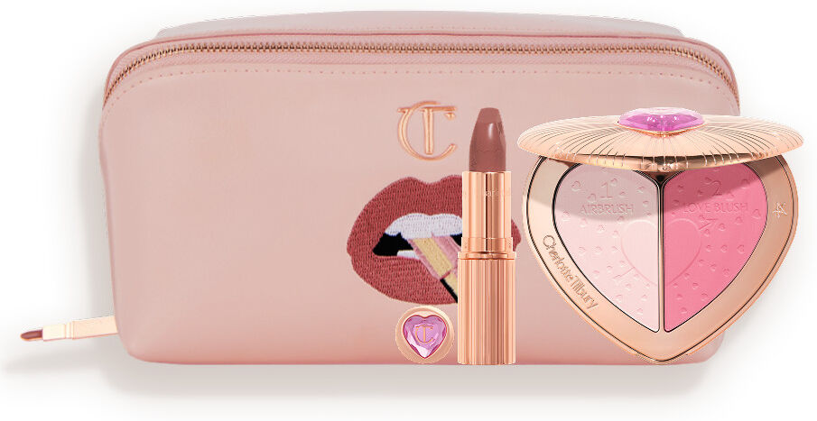 Pillow Talk Beauty Soulmates & Makeup Bag Kit - Makeup & Bag Kit Charlotte Tilbury 917 Pillow Talk Beauty Soulmates & Makeup Bag Kit Size:
